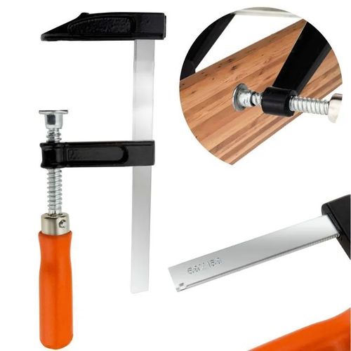 ŚCISK STOLARSKI Śrubowy Metalowy Typ F Zacisk 150KG 150 x 50mm Narzędzie na Arena.pl