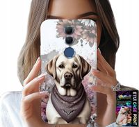ETUI DO HUAWEI MATE 20 LITE - PIESEK PIESKI HUSKY PSIE WZORY + SZKŁO