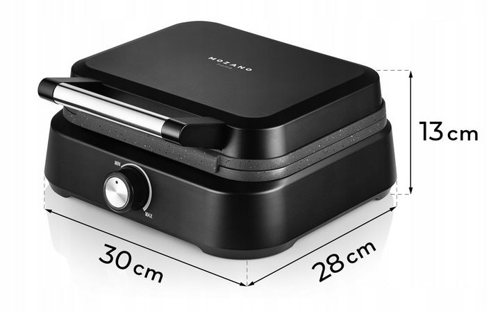 GOFROWNICA 2200W XXL 2 CHRUPIĄCE PUSZYSTE GOFRY XXL DUŻA SOLIDNIE WYKONANA zdjęcie 16