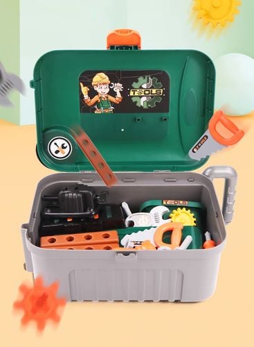 zestaw skrzynka z narzędziami dla dzieci warsztat zabawkowy w walizce na Arena.pl