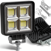 LAMPA ROBOCZA LED 12V 24V PANEL HALOGEN CREE 64 DIOD LED 8100LM ALUMINIOWA