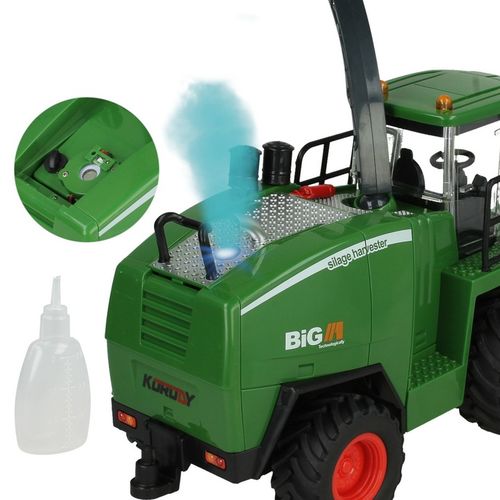 Zdalnie Sterowany Kombajn Ruchome Elementy Świeci DYM Prezent dla 5 6 Latka na Arena.pl