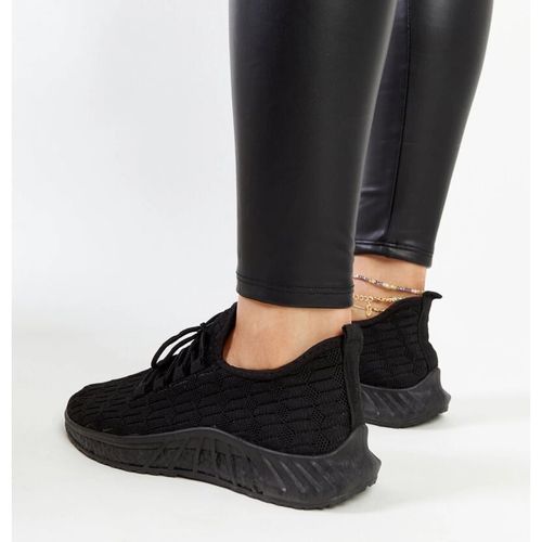 Czarne materiałowe sneakersy r.39 na Arena.pl