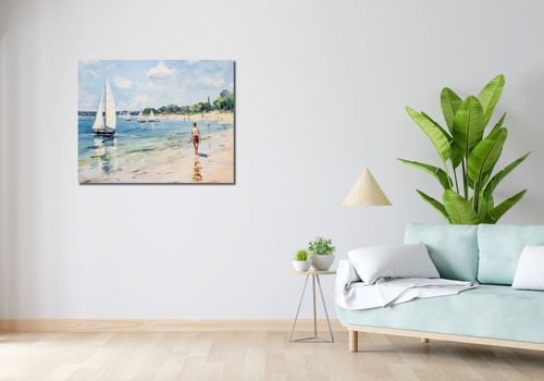Obraz 90x70cm Życie na Brzegu na Arena.pl