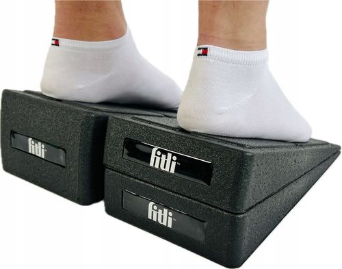 Klin PODPÓRKA do Rozciągania Łydek Ćwiczeń Platforma Regulowana SLANT na Arena.pl