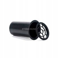 Elegancki WAZON z czarnego GRANITU WELEGANT12 na cmentarz StoneOnline