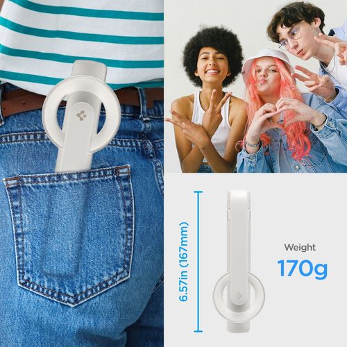 spigen s571w magsafe bluetooth selfie stick tripod dune beige na Arena.pl