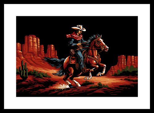 Plakat 30x20cm Galop przez Prerię na Arena.pl