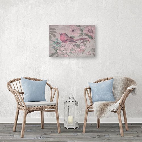 Deco Panel, Ptak i kwiaty 60x40 na Arena.pl