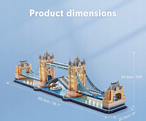 Cubic Fun Puzzle 3D Tower Bridge Led 5317 na Arena.pl