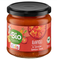 Ravioli w sosie pomidorowym z warzywami dla dzieci od 3 roku życia, 350 g b