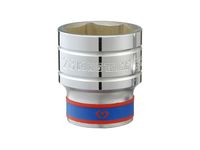 nasadka krótka 6-kątna chromowana 1/2'' 17mm - ky433517mr