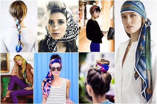 APASZKA CHUSTA DAMSKA lekka elegancka chustka gawroszka kwadratowa na Arena.pl