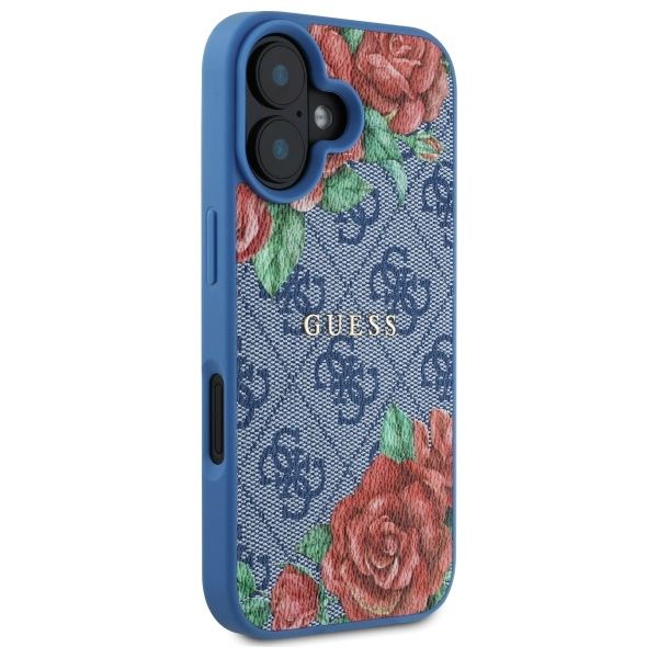 Etui Guess do iPhone 16, Niebieski, MagSafe zdjęcie 4