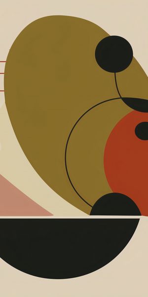 Plakat 50x100cm Geometryczny Balans zdjęcie 1