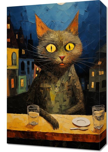 Obraz 40x60cm Nocny Obserwator zdjęcie 1