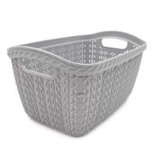 KOSZYK KNIT POJEMNIK DO ŁAZIENKI POKOJU KUCHNI 3L ORGANIZER SZARY