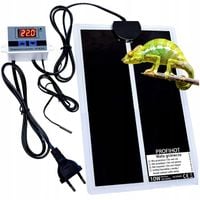 MATA GRZEWCZA GRZEJNA Z TERMOSTATEM TERRARIUM ROŚLIN SADZONEK 20x30cm 10W