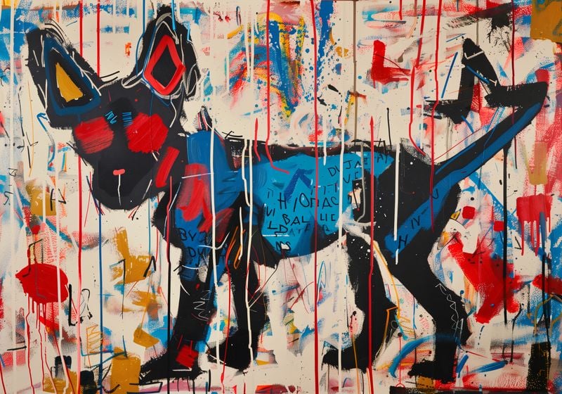 Plakat 100x70cm Miejski Pies zdjęcie 1