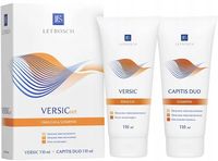 LEFROSCH VERSIC SET zestaw Versic emulsja + Capitis Duo szampon 2x110 ml