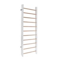 drabinka gimnastyczna klasyczna biała - drewno 220x70cm