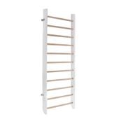 drabinka gimnastyczna klasyczna biała - drewno 220x70cm