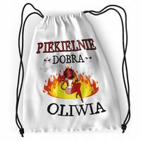 Plecak Dla Oliwii Sportowy Szkolny Worek Torba Z Nadrukiem Ze Zdjęciem