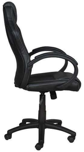 Fotel biurowy sportowy basic - czarny na Arena.pl