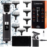 TRYMER MASZYNKA do strzyżenia golenia WŁOSÓW GŁOWY BRODY Manta 8 końcówek