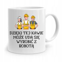 Dla Pracownika Robotnika Kubek Może Uda Się Z Nadrukiem Ze Zdjęciem