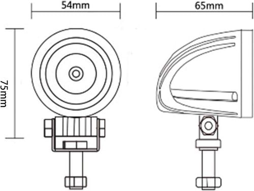 Reflektor LED 10W EKLAMP 2szt. na Arena.pl