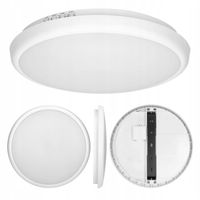 ORNO Plafon natynkowy biały czujnik ruchu 26,5cm barwa neutralna 16W IP65