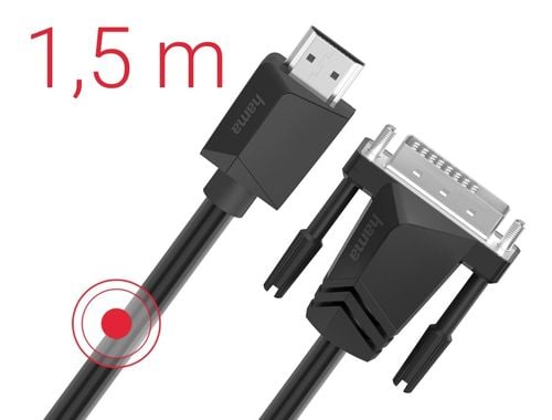 Kabel HAMA HDMI - DVI/D 4K 1,5 m na Arena.pl