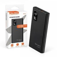 Teltech power bank bateria awaryjna 5A 22.5W czarny 10000 mAh  TPB-10