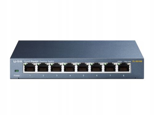 Switch 8 port gigabit TP-LINK TL-SG108E 1000 Mbps na Arena.pl