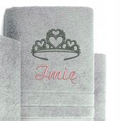 Ręcznik 70x140 haft logo imię twój napis - personalizacja prezent idealny