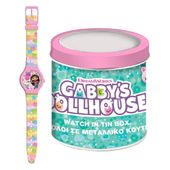 Zegarek Dziecięcy Gabby's Dollhouse 000574089 - TIN BOX Ø 33 mm