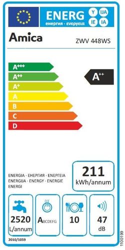 Amica ZWV 448WS Zmywarka na Arena.pl