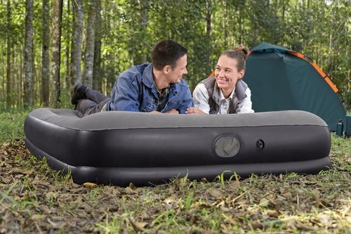 Materac 2os dmuchany Tritech Air wbudowana pompka USB Bestway 203x152x36cm na Arena.pl