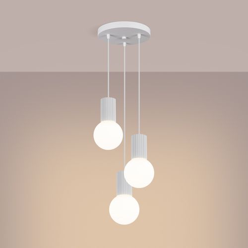 Lampa wisząca HALO 3P biała na Arena.pl