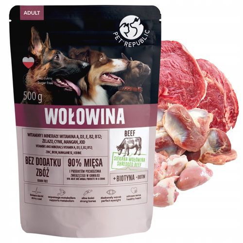 PET REPUBLIC karma mokra dla psa mix smaków 12 x 500g na Arena.pl