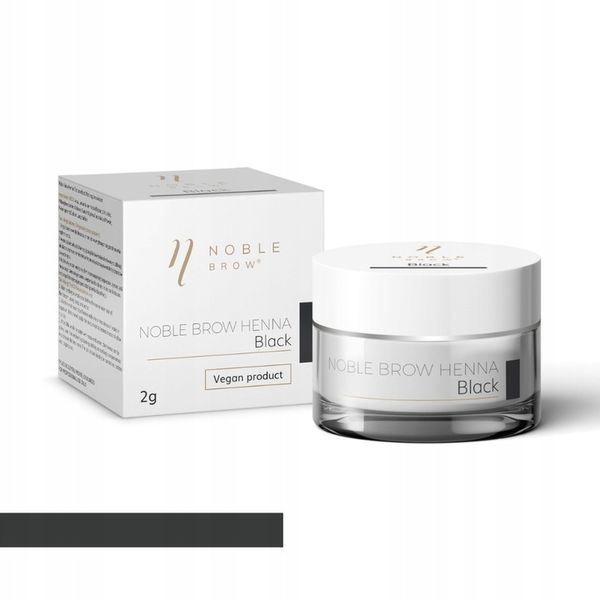 Noble Lashes henna pudrowa Black zdjęcie 1