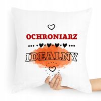 Prezent Poduszka Dla Ochroniarza Stróż Idealny Z Nadrukiem Ze Zdjęciem
