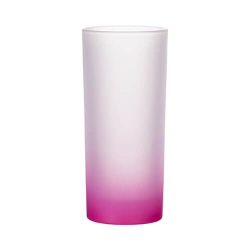 Szklanka 200 ml szroniona do sublimacji - fioletowy gradient zdjęcie 1