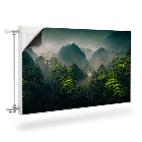 Osłona MAGNETYCZNA Grzejnika Egzotyczny Las Pejzaż Mgła 100cm x 60cm na Arena.pl