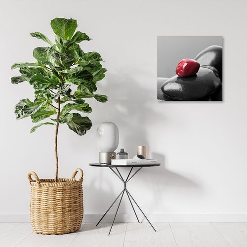 Obraz na płótnie - Canvas, Czerwony kamień 100x100 na Arena.pl