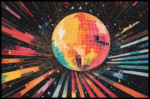 Plakat 91,5x60cm Disco Gra! na Arena.pl