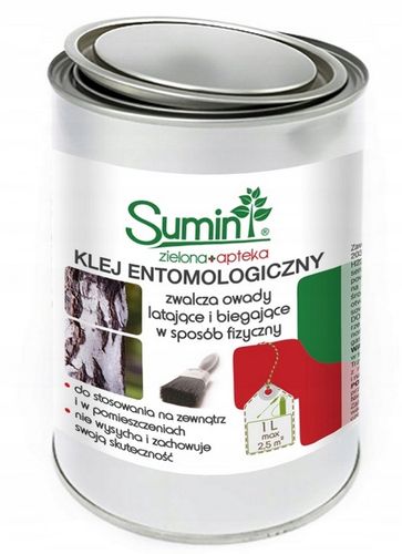 Klej Entomologiczny 1 l SUMIN Zwalcza Owady Biegające i Latające na Arena.pl
