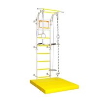 Drabinka gimnastyczna NEXT 1 MAX | prowans, regulowany drążek + materac