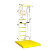 Drabinka gimnastyczna NEXT 1 MAX | prowans, regulowany drążek + materac